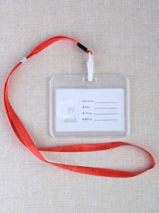 Карман для пропуска на ленточке 813