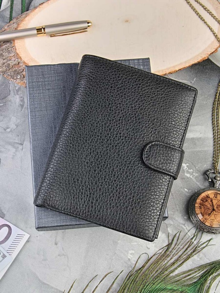 YK Обложка для документов+кошелек "001-208-3240" б/н (нат. кожа)