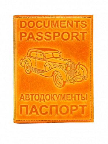 YG-128 Обложка на автодокументы с паспортом 