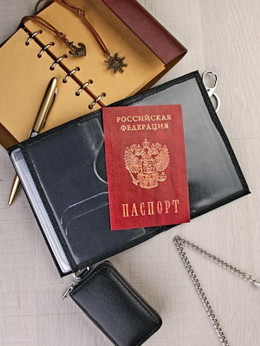 YG-070 Обложка на автодокументы с паспортом 