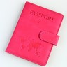 YO Обложка на паспорт c кнопкой "Travel 101" (эко-кожа) YO Обложка на паспорт c кнопкой "Travel 101" (эко-кожа)