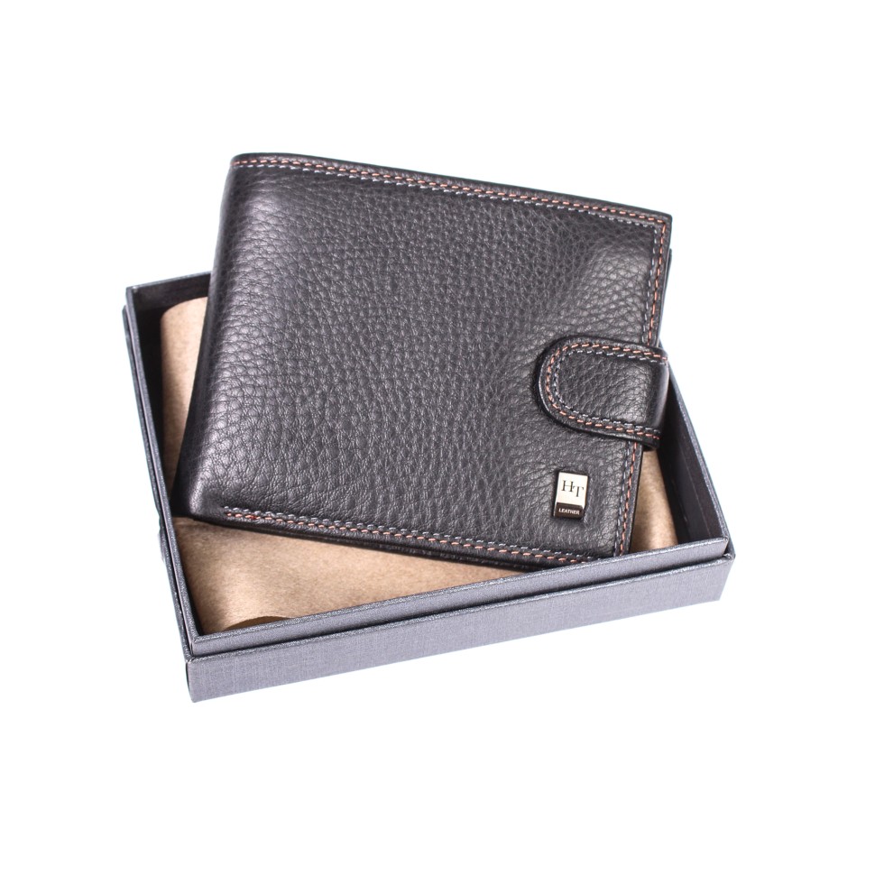 YK Портмоне мужское с удостоверением  HT 208-R3204 (нат.кожа)