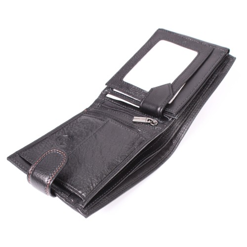 YK Портмоне мужское с удостоверением  HT 208-R3204 (нат.кожа) 