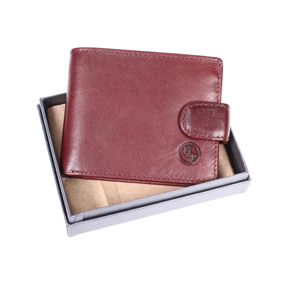 YK  Портмоне мужское HT 15-208-0618 (нат. кожа)