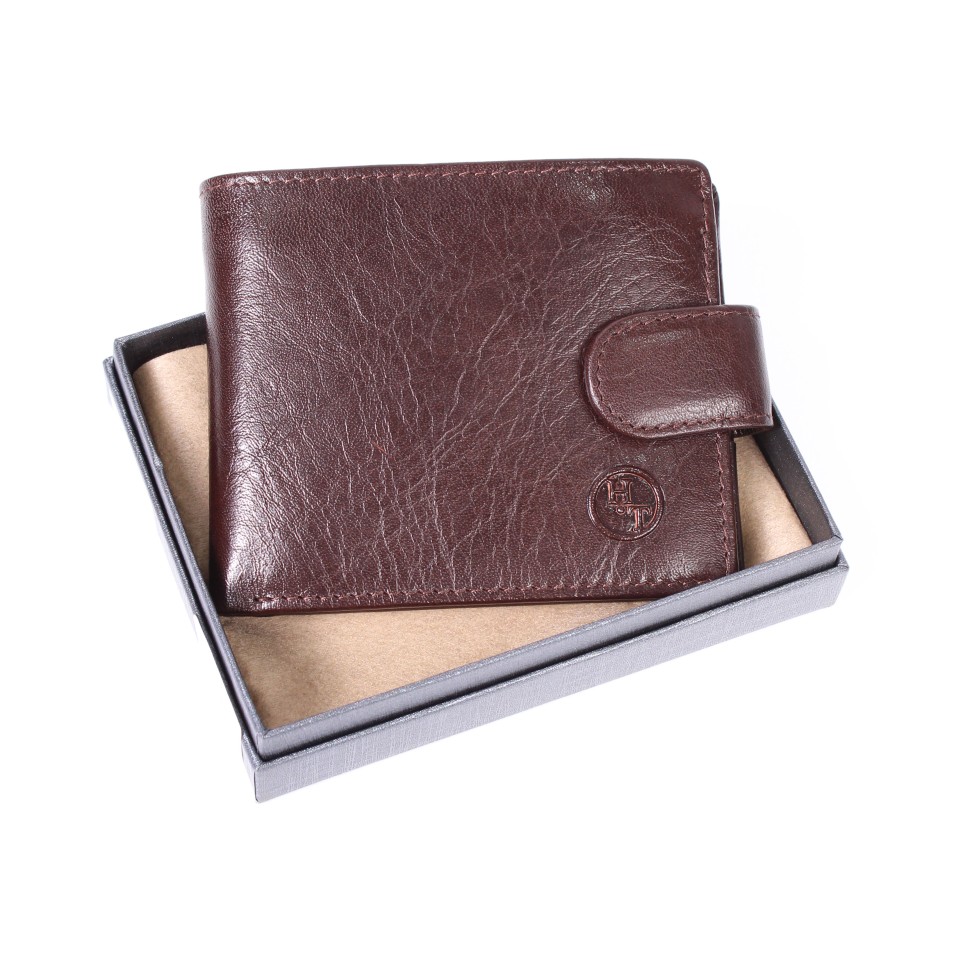 YK  Портмоне мужское HT 93-208-0611 (нат. кожа)