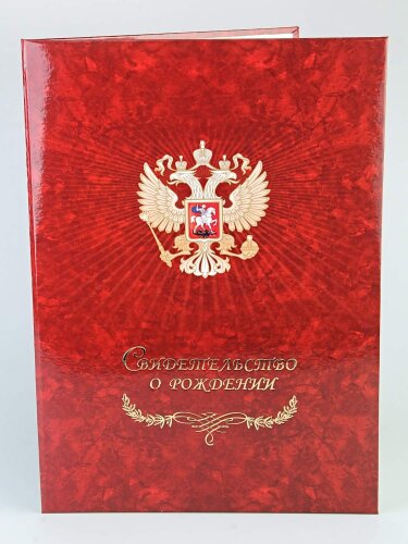 D-009 Папка для свидетельство о рождении А4 