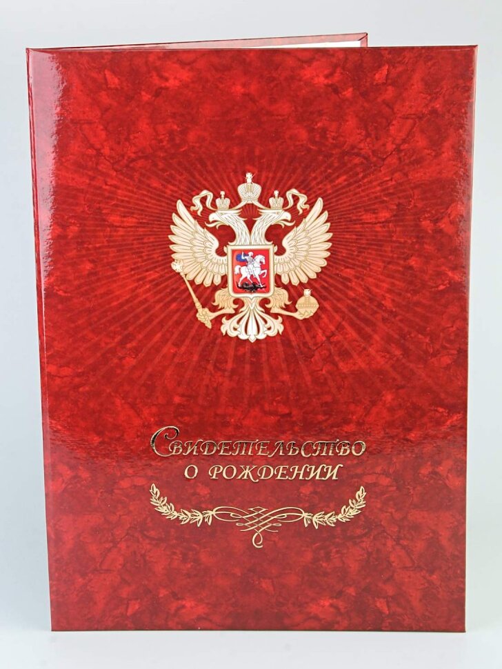 D-009 Папка для свидетельство о рождении А4
