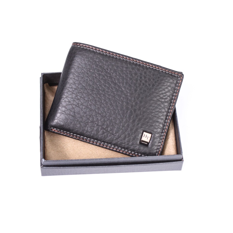 YK  Портмоне мужское HT 208G-R1 (нат. кожа)