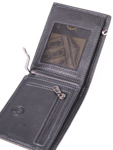 YK  Портмоне мужское HT 208G-R1 (нат. кожа) 