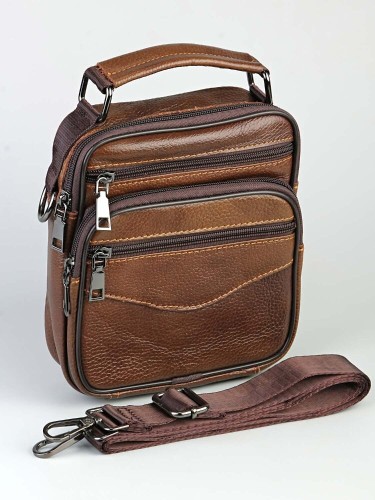 Сумка мужская "108" (мал./нат. кожа)