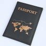 Обложка на паспорт "Travel 9#" (эко-кожа) 