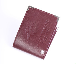 Обложка на удостоверение Ветеран Боевых Действий с окошком (мягк./нат. кожа) 