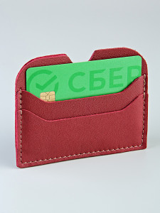 Карман для пластиковых карт Кожа