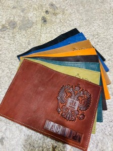 YO Обложка на паспорт герб большой (КРС/нат.кожа) YO Обложка на паспорт герб большой (КРС/нат.кожа)