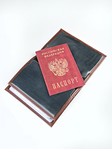 YG Обложка на автодокументы с паспортом "Лама 1350" 
