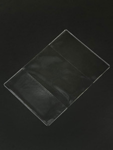 YW Обложка на паспорт 120 МКМ прозрачный "мягкая" (ПВХ)